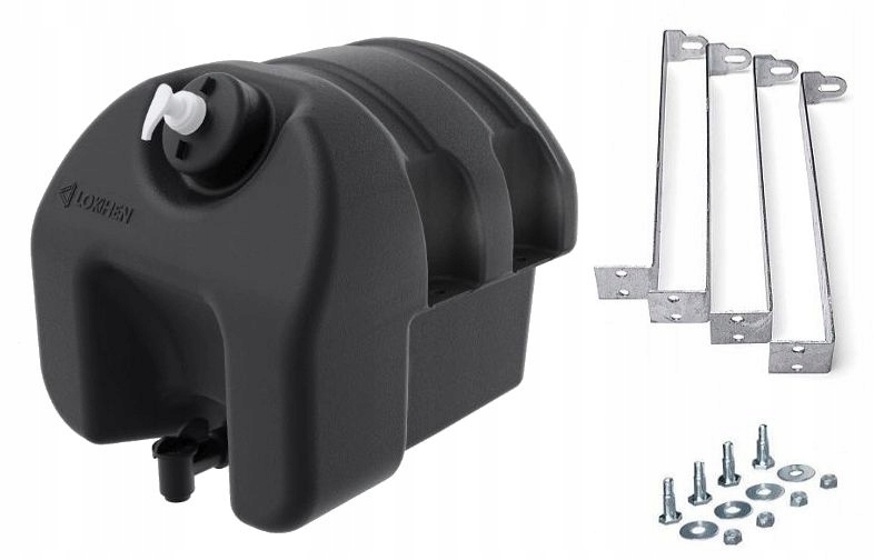 Контейнер резервуар для води 18л з кріпленням для автобуса