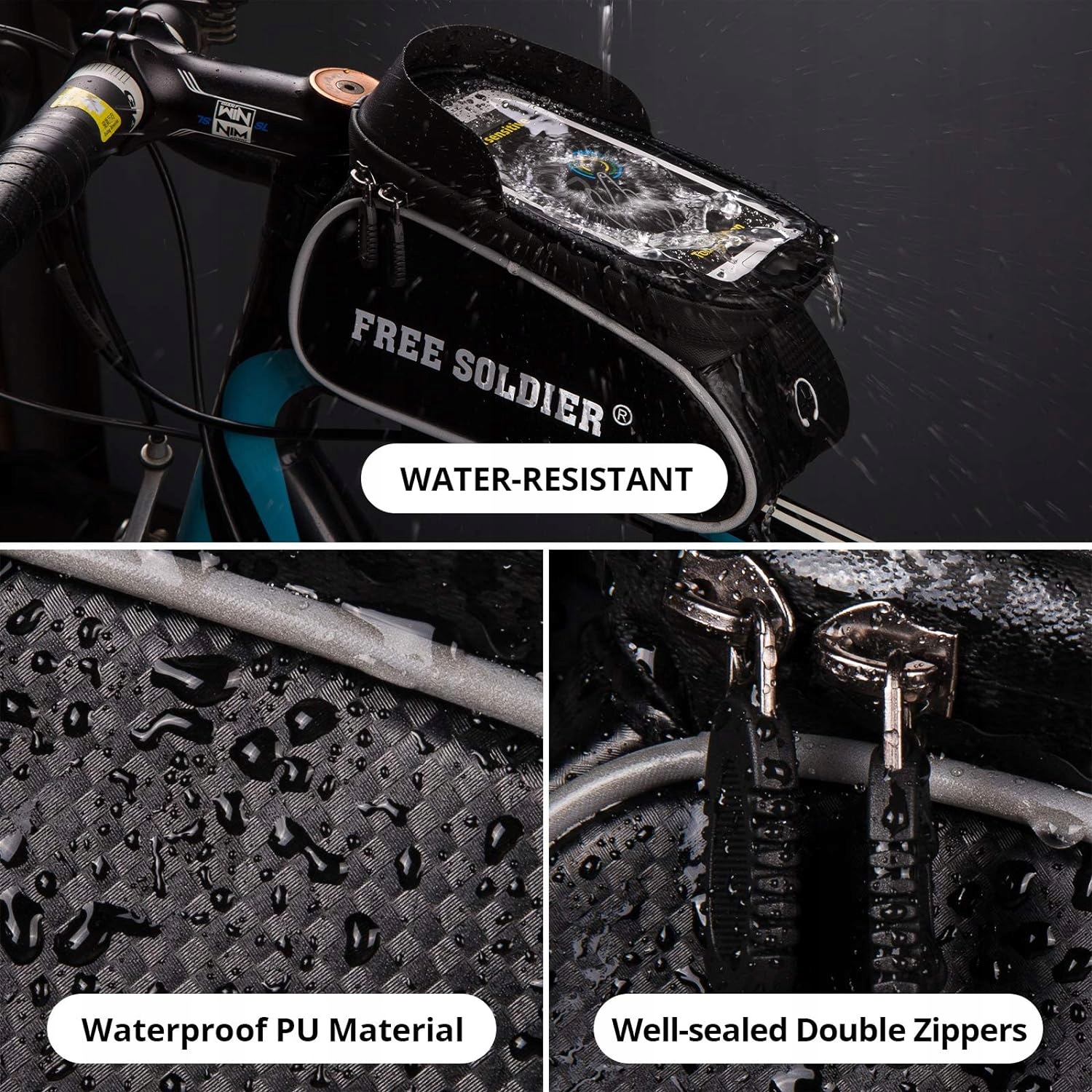 DUŻA SAKWA NA ROWER TORBA UCHWYT CASE ETUI NA TELEFON DOTYKOWA POKROWIEC EAN (GTIN) 6941489314254