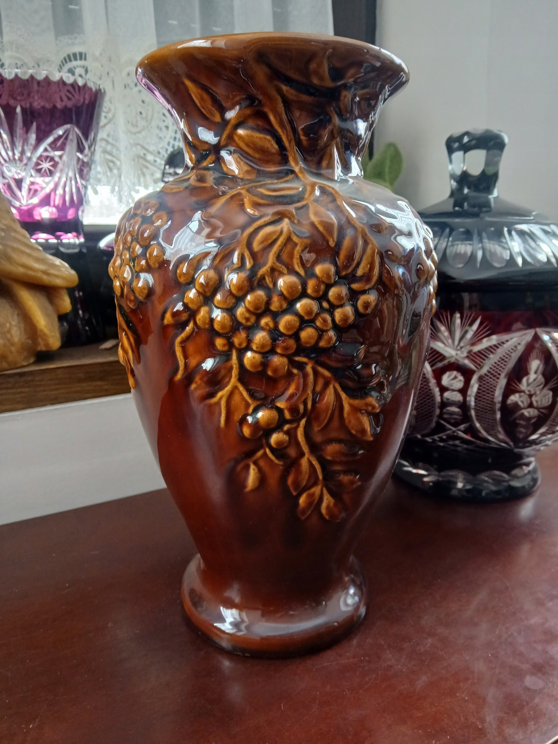 PRL duży ceramiczny wazon