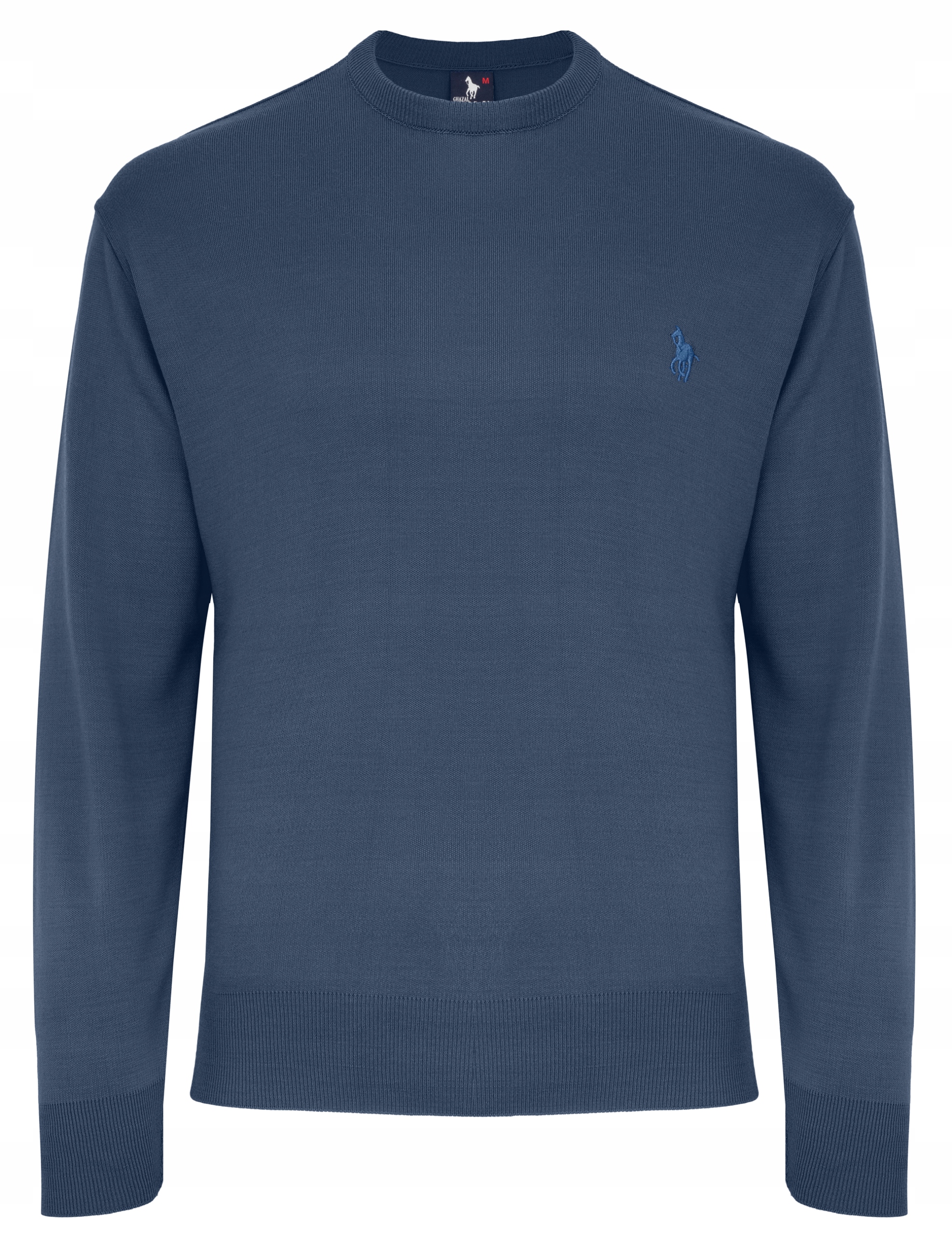 SWETER MĘSKI U KLAS - WEŁNA - KNK - JEANSOWY - XL