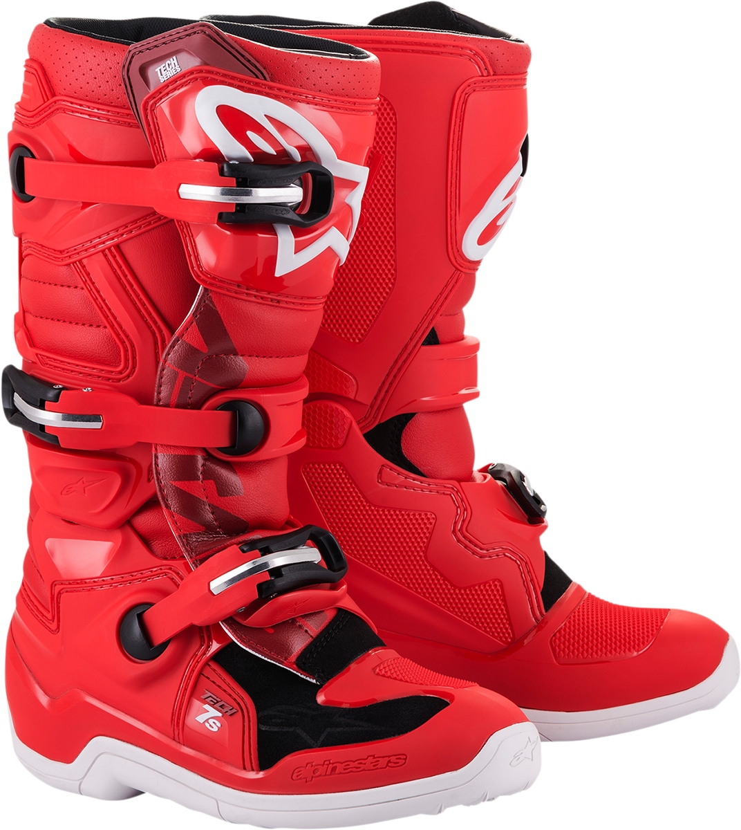 Juniorské topánky Alpinestars Tech 7s red 3 35,5