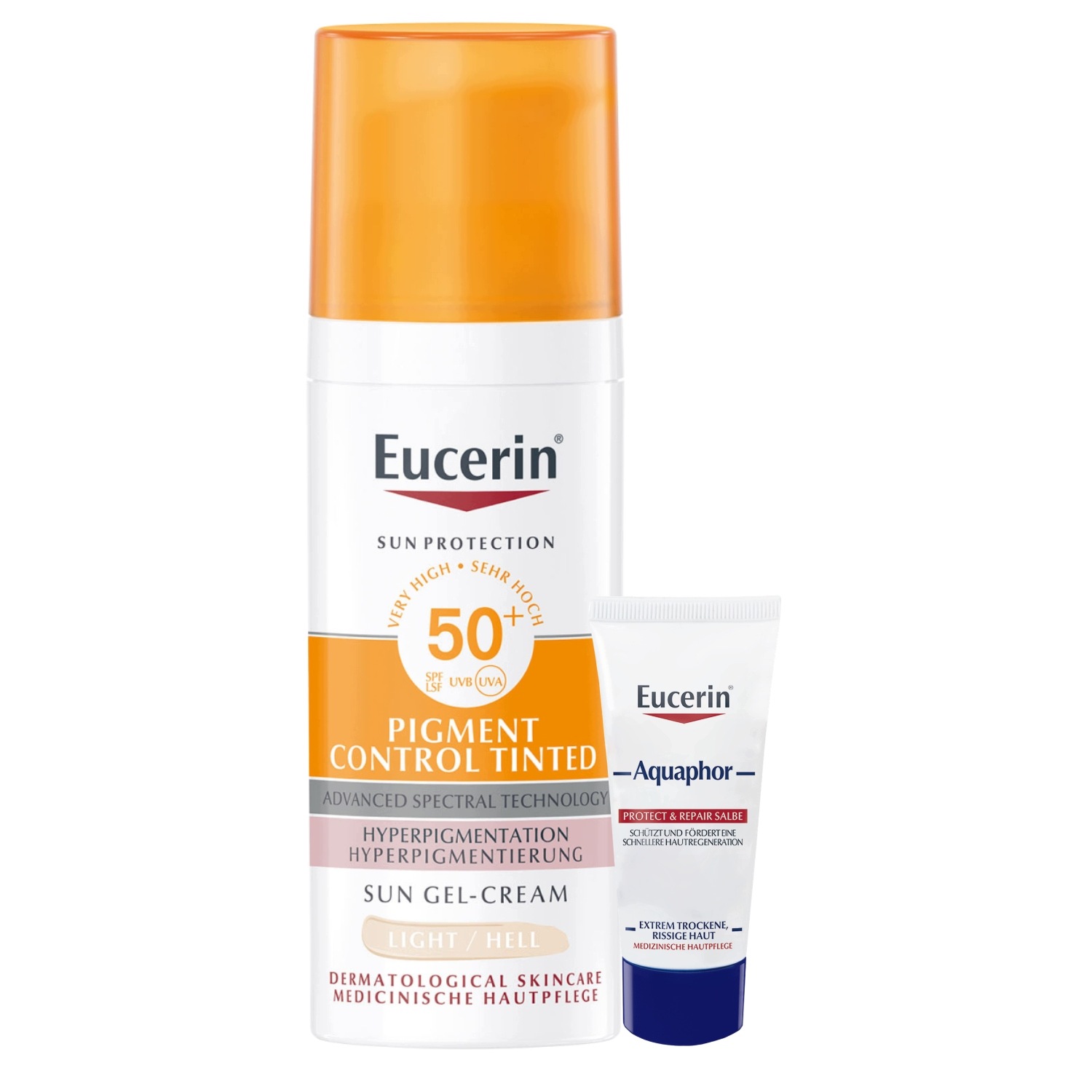 Eucerin Sun Fluid do twarzy Spf 50+ na przebarwienia jasny 50ml