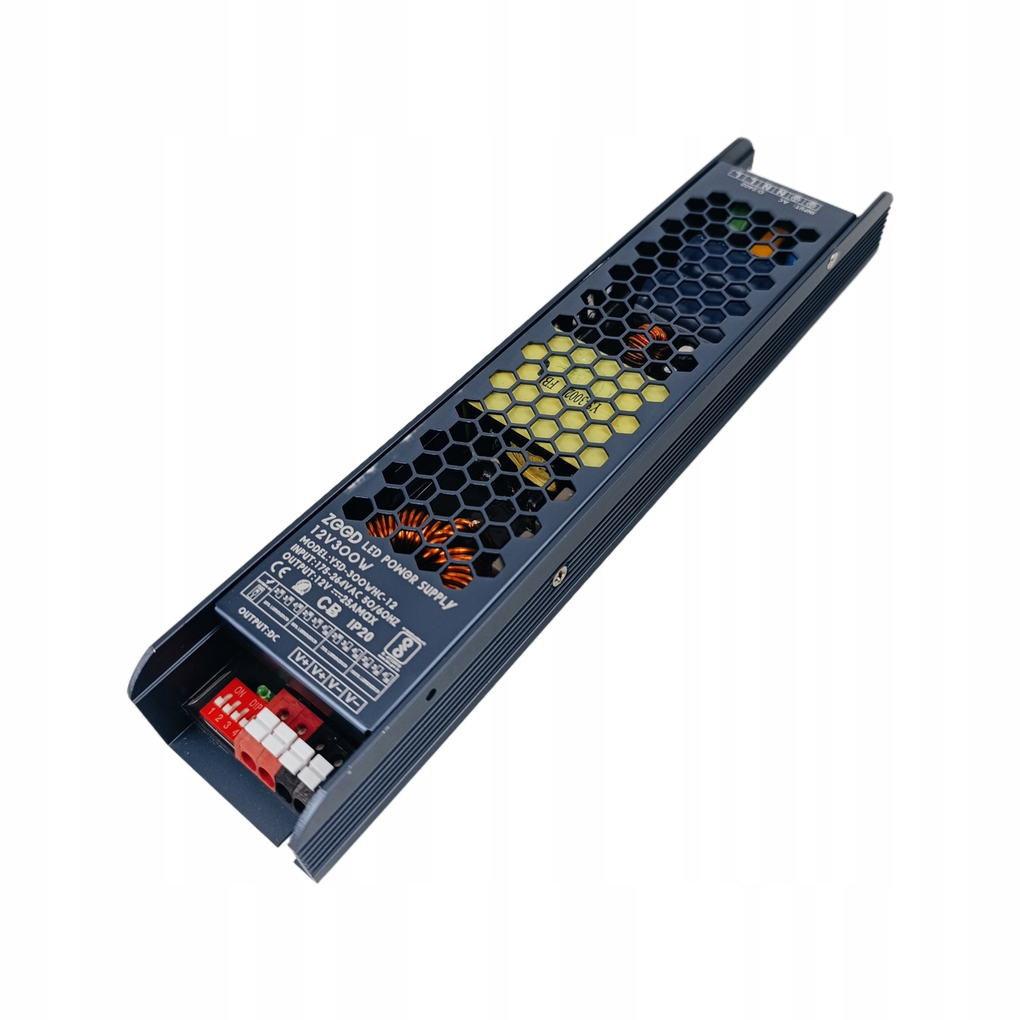 Zasilacz Led 12V 25A 300W ZEED300C12DIM IP20 Smooth Regulacja Jasności Slim