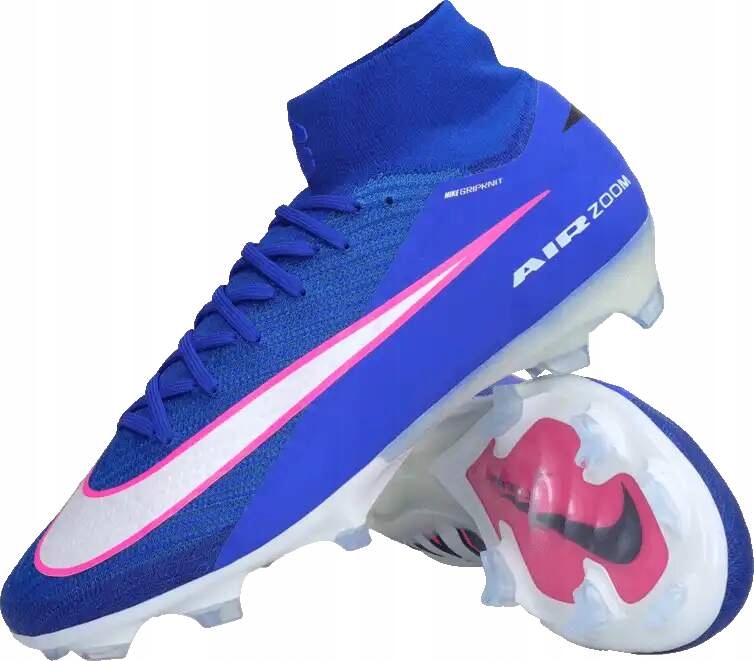 Pánské lisovky Nike Zoom Mercurial Superfly 10 Academy Fg/mg modré