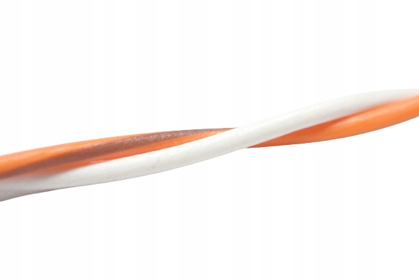 

Kabel Flry-b 0,35mm2 Can Pomarańczowo Biały 50m