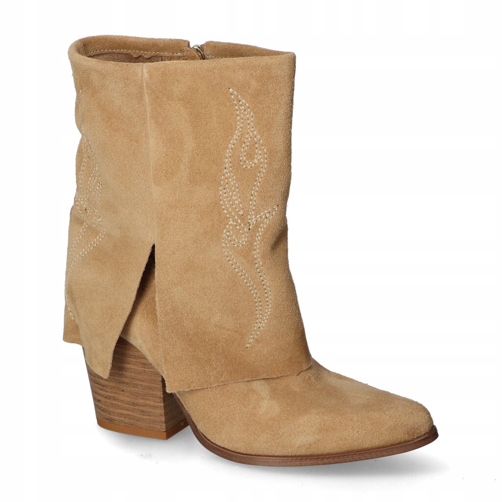 Kotníkové Boty Lewski 3488/290 Béžová B semiš 36