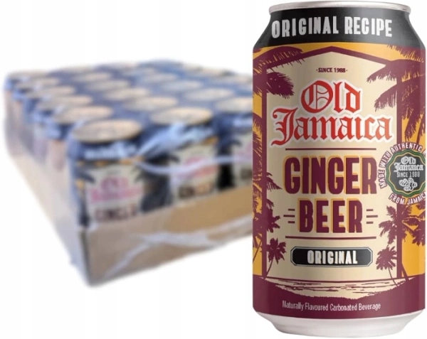 24 x Old Jamaica Ginger Beer Original, zázvorové kořeněné pivo (0%) 24x330 ml