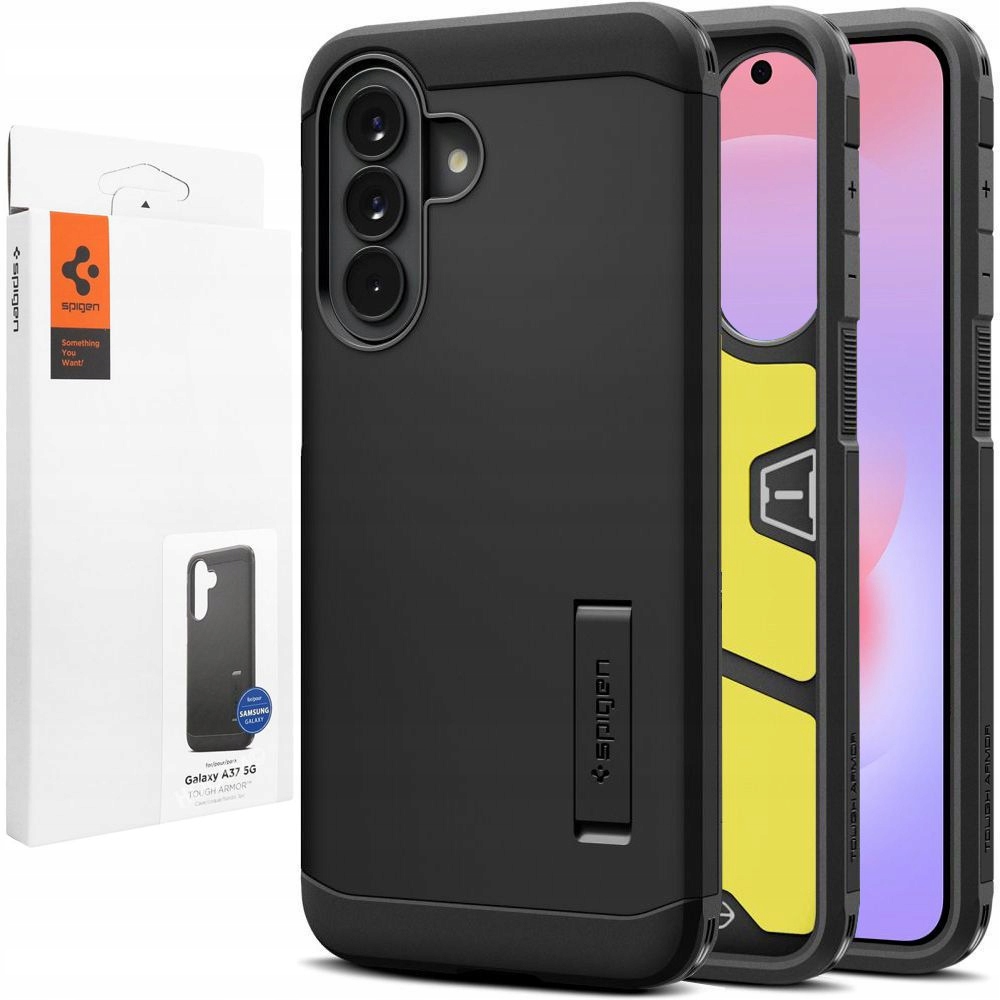 Odolné Pouzdro Spigen pro Galaxy A37, Kryt s podstavcem Obal