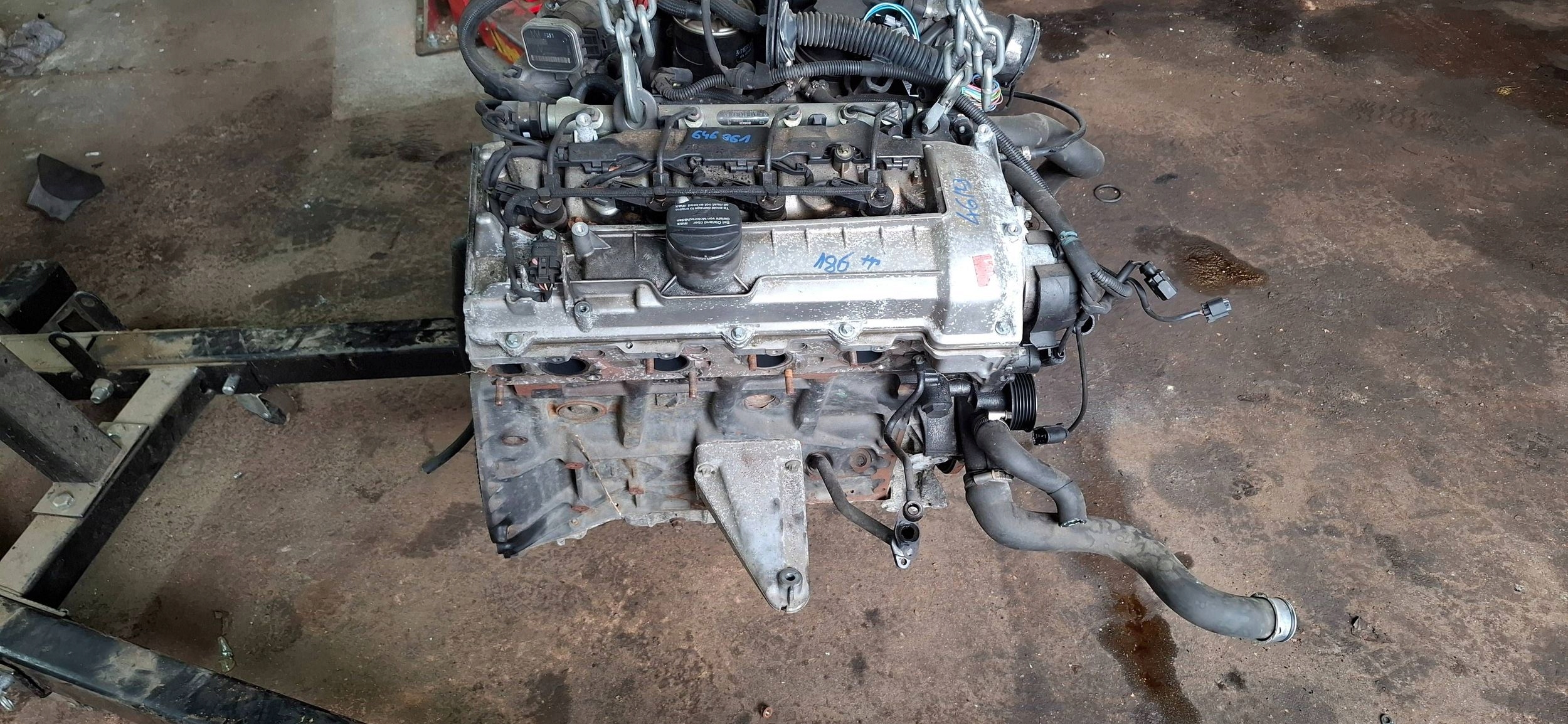 MERCEDES 2.2 CDI SILNIK KOMPLETNY 646,961