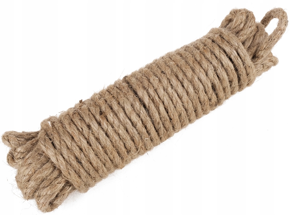 

Sznur 6mm Ogrodowy Pleciony Lina Linka Jutowa 25m