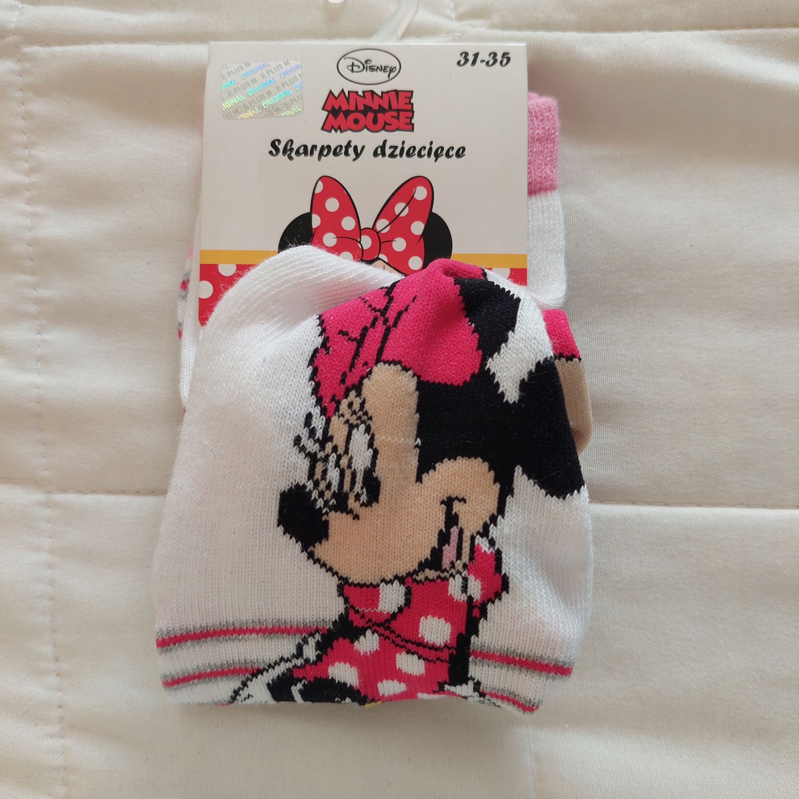 

nowe skarpetki Minnie Mouse 31/35