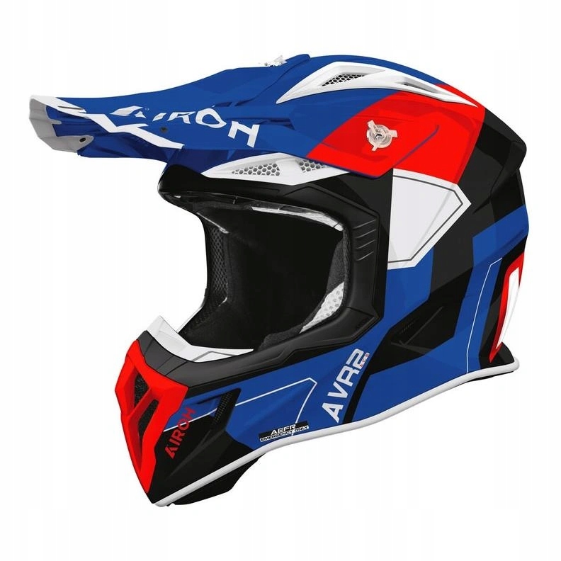 Helma Airoh Aviator Ace 2 Shield Blue Red Gloss modrá červená Darčeky