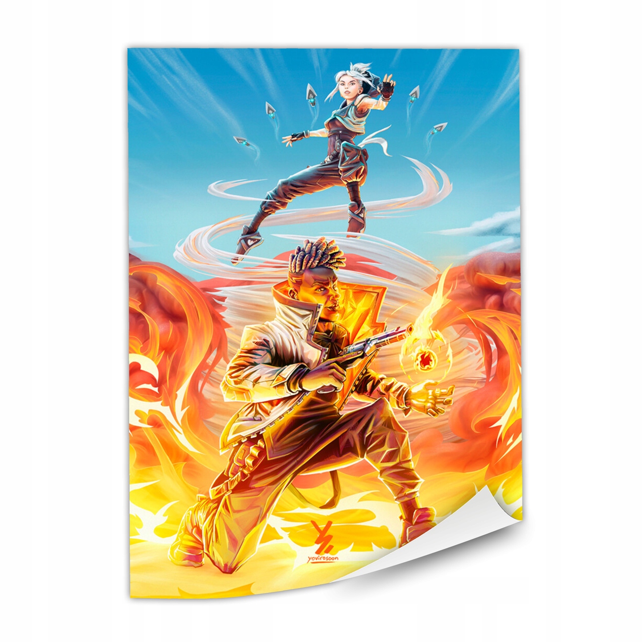 1x PLAKAT Valorant Jett Phoenix 20x30 RÓŻNE WZORY