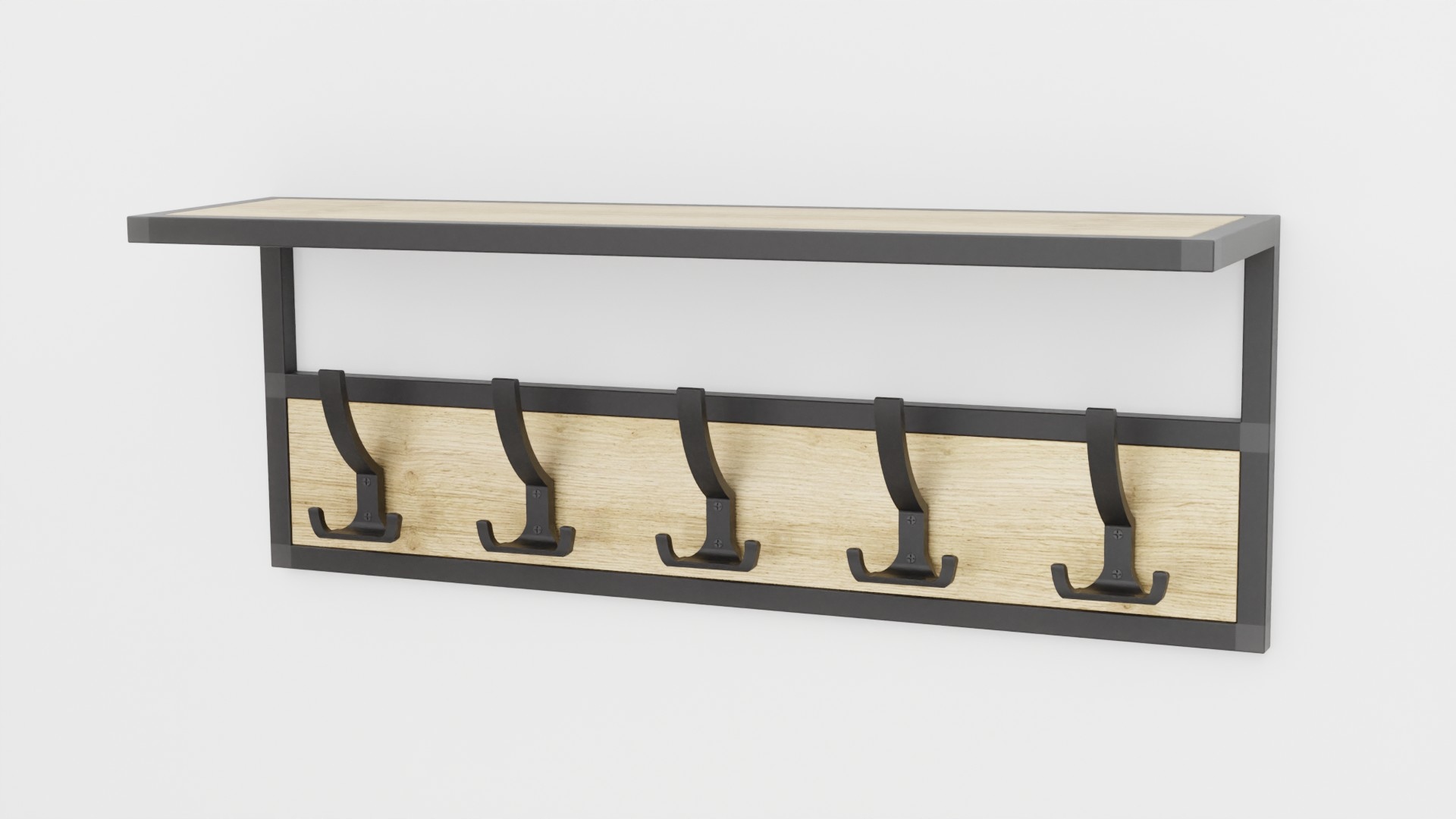 Věšák Panama Loft 80 CM Industriální Alu