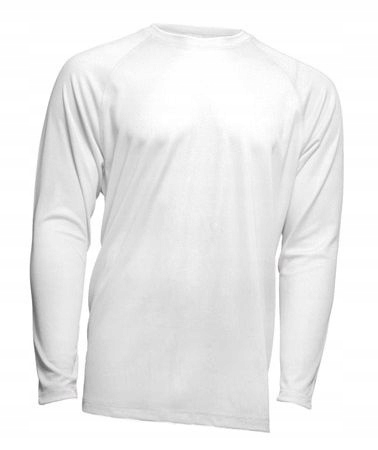 

T-shirt Męski z długim rękawem Sport biały Wh L