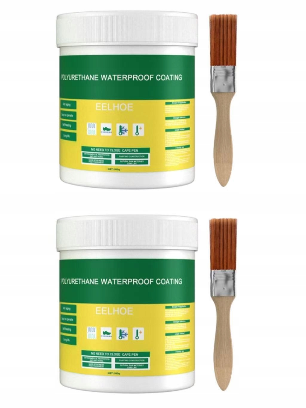 Průhledný voděodolný opravný těsnicí prostředek na vodu a vodu100 g