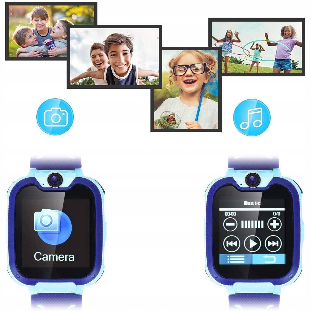 SMARTWATCH DLA DZIECI LOKALIZATOR GSM WODOODPORNY Kompatybilność systemowa Android iOS