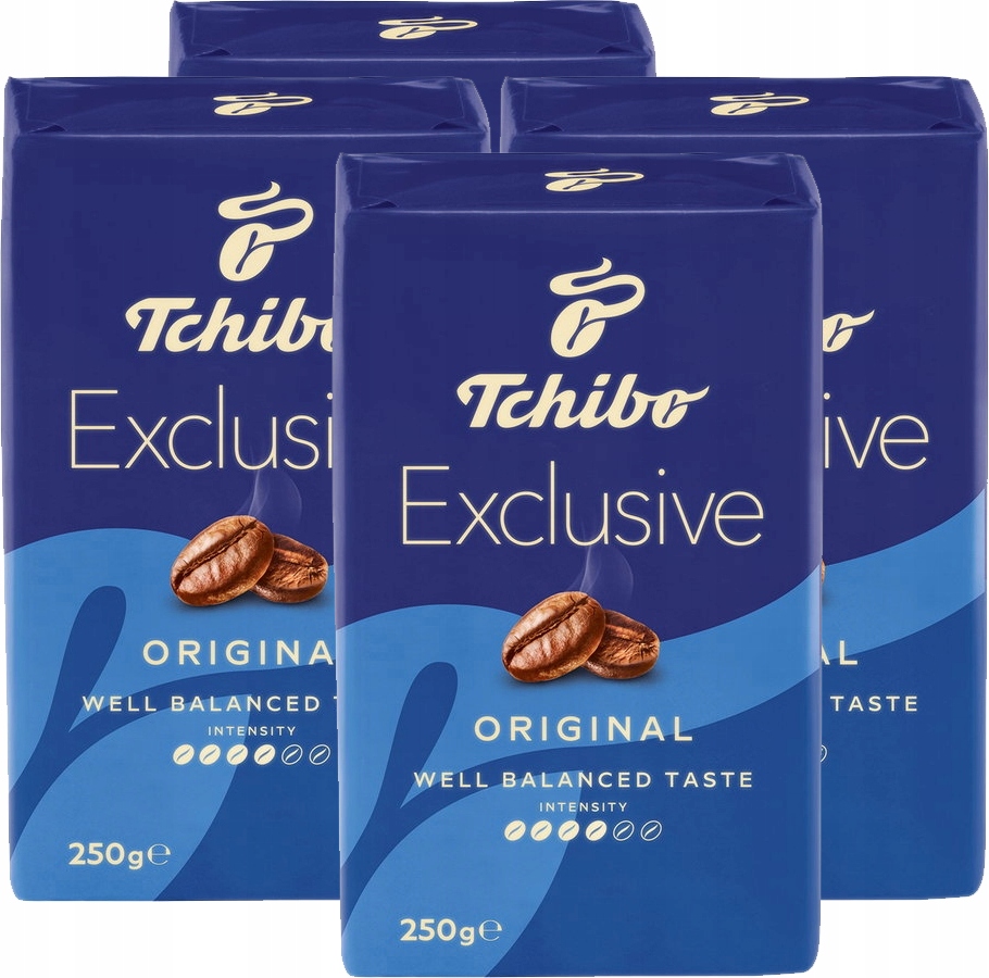 Tchibo Exclusive 250g kawa mielona x4