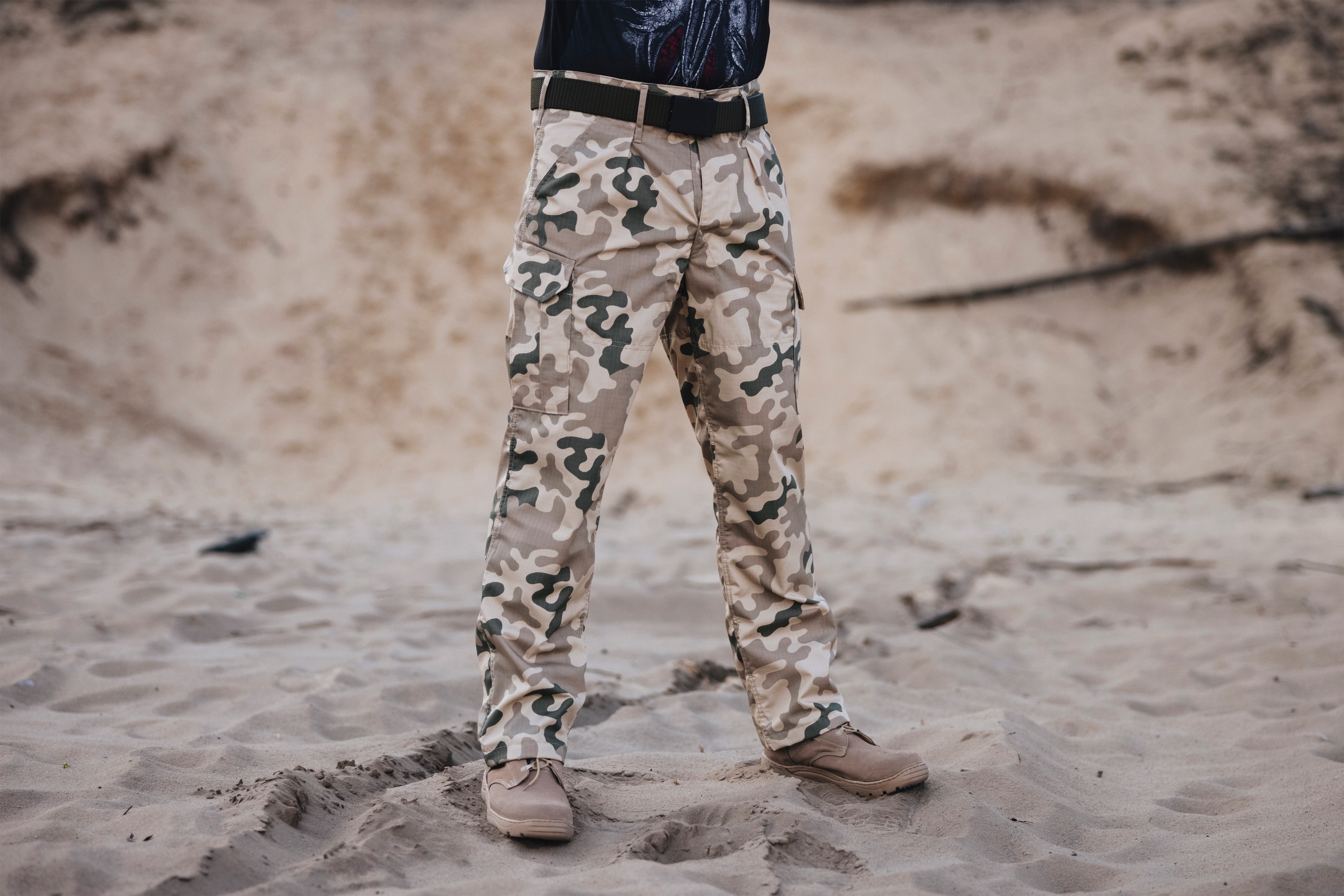 Spodnie wojskowe Pustynna Burza Rip-Stop r. L Marka inna