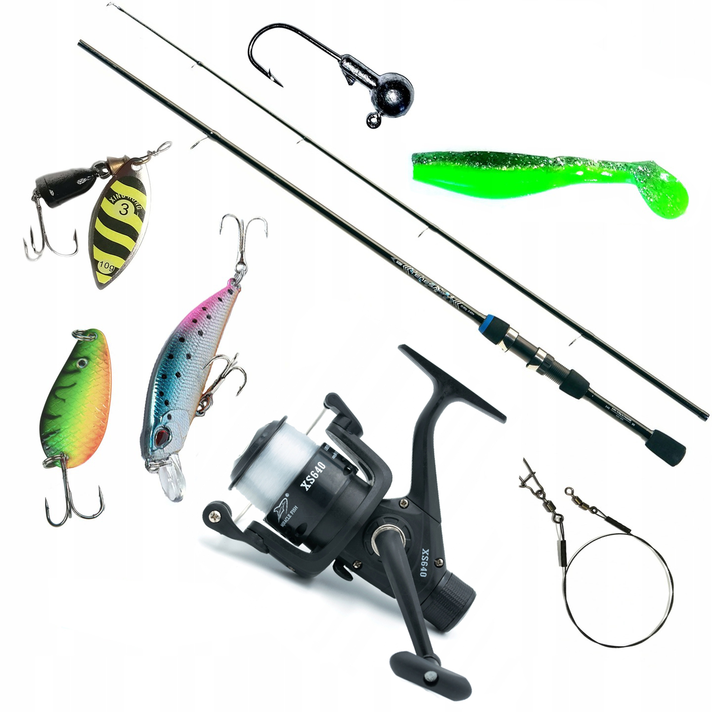 Sada Spinning Jaxon Wowroetek Štika Candátová