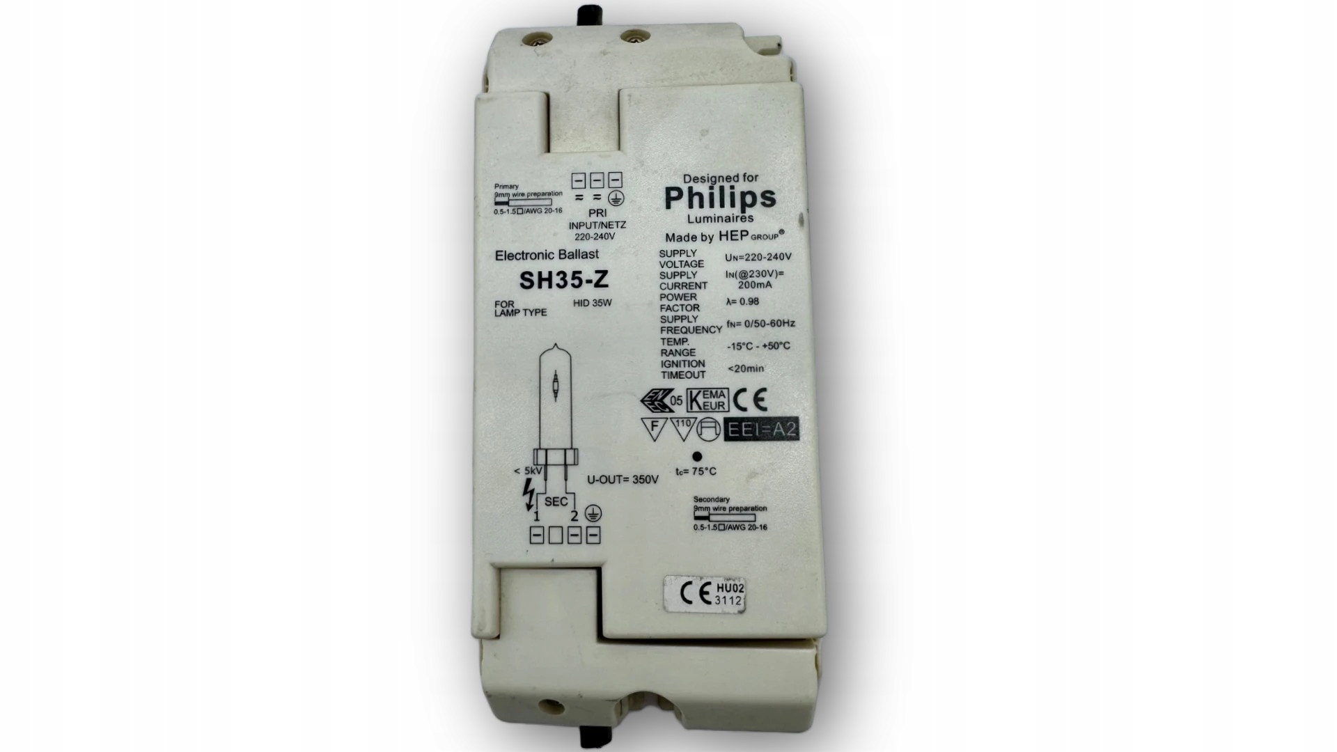 Levně Předřadník používaný pro 35W Hid lampu Philips