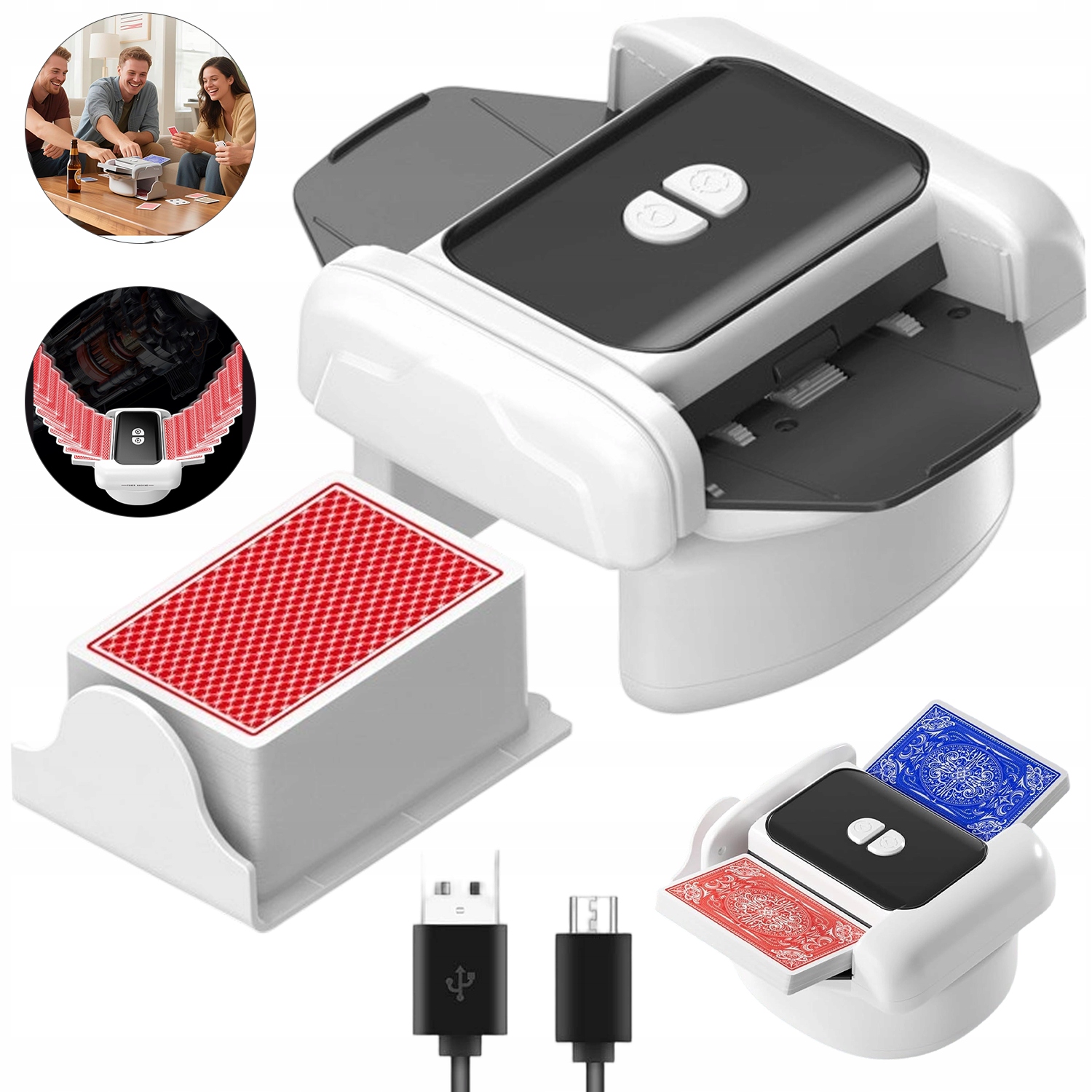 PROFESJONALNY TASOWARKA AUTOMATYCZNA DO KART TASOWACZ DO KART ZESTAWIE