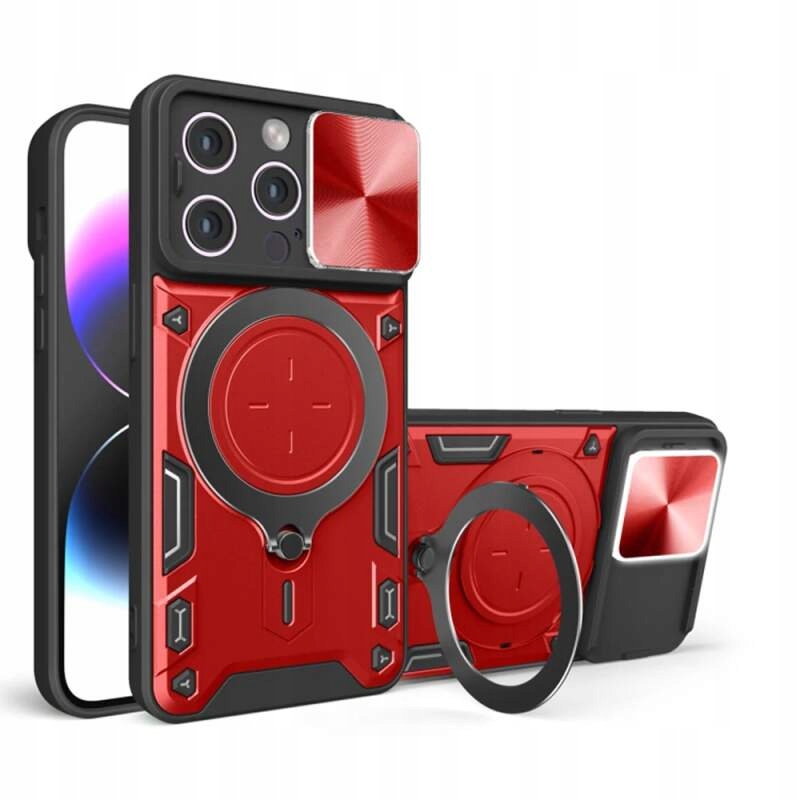 Plecki Techsuit do Apple iPhone 15 Pro czerwony