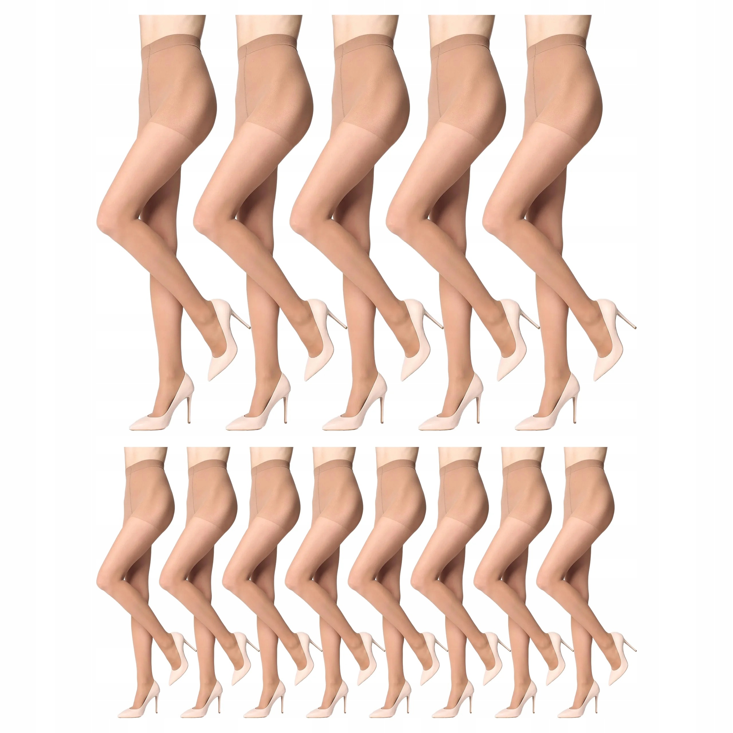 13 x Protikřečové punčocháče Relax 20 den Marilyn Beige 2-S