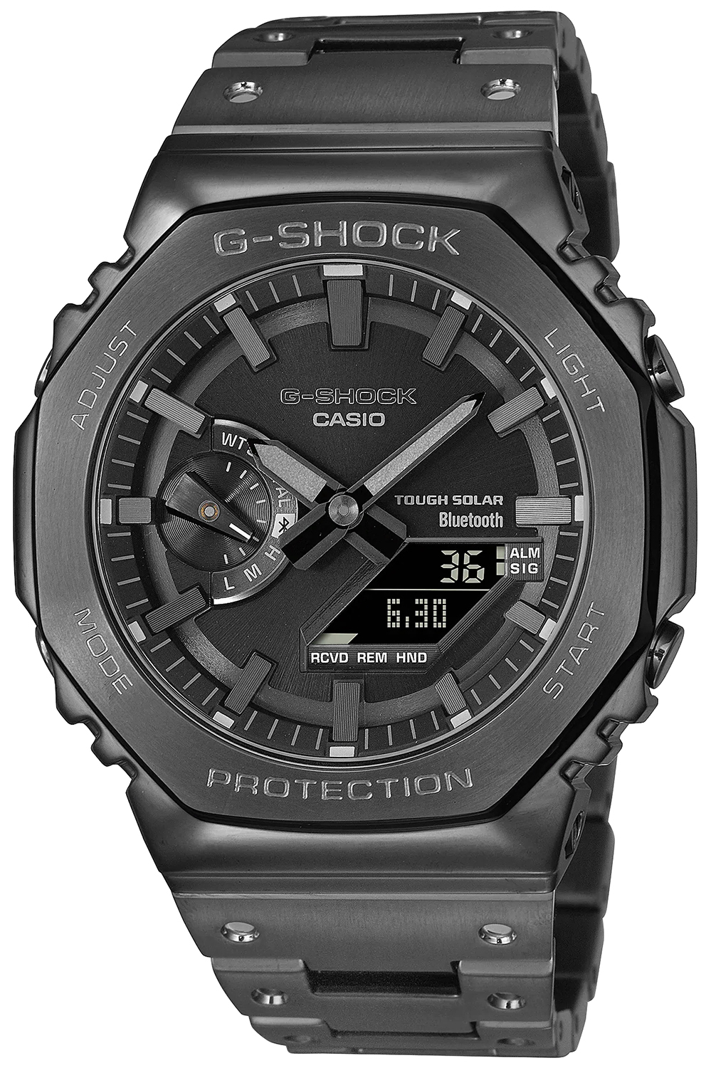 Pánské Hodinky Casio GM-B2100BD-1AER Černé S Bluetooth Solárním Náramkem
