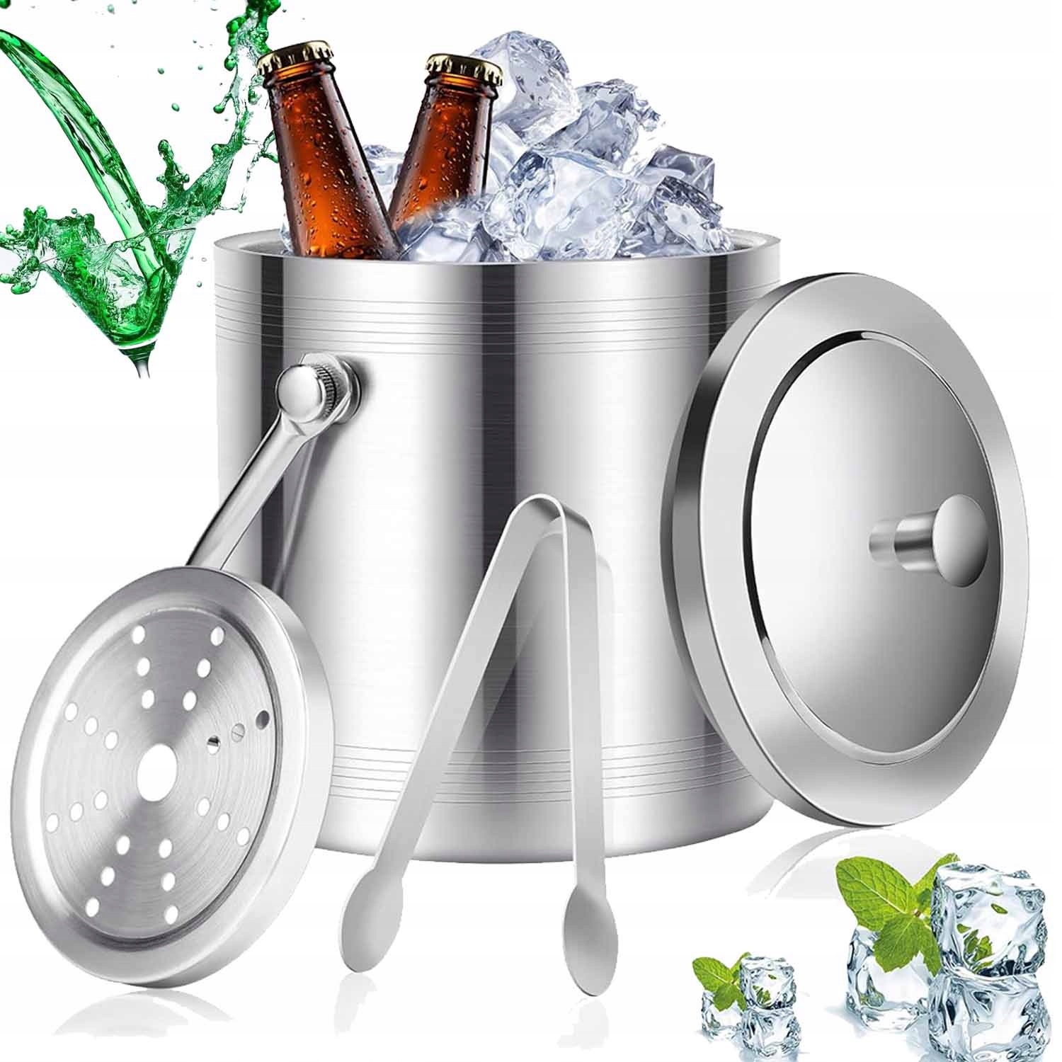 Kbelík Na Led Cooler nádoba pro chlazení 2L kleště