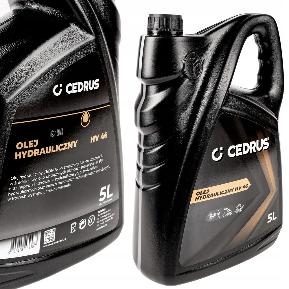 Olej Hydrauliczny Cedrus 5L Hv 46 Olej Do Łuparek 5 Litrów