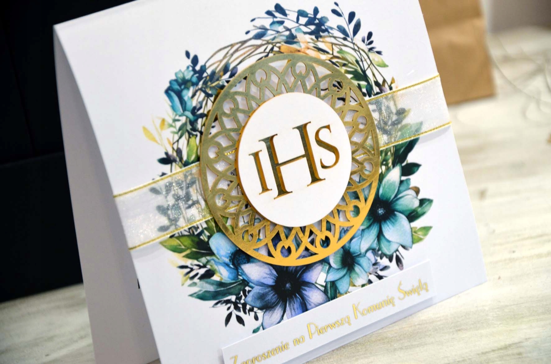 Zaproszenia Komunijne z Kopert. na I Komunię Świętą Komunia\ personalizacja
