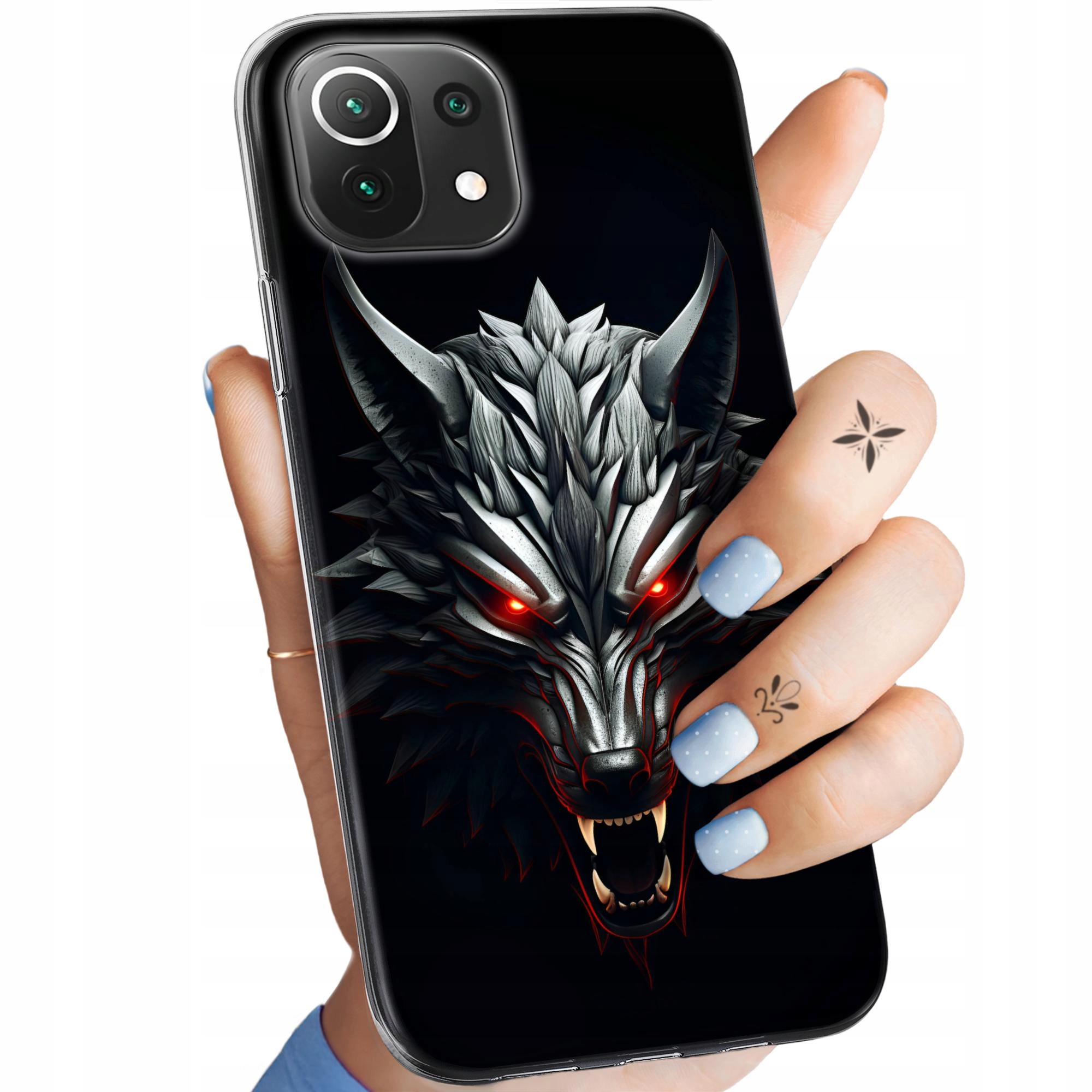 Etui Do Xiaomi MI 11 Lite 4G 5G Ne Wiedźmin Witcher Biały Wilk