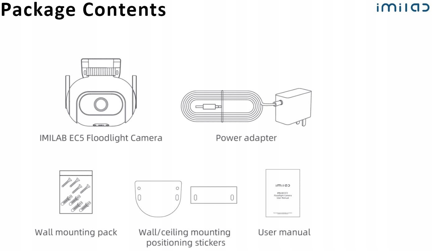 zewnętrzna kamera obrotowa ochrona 3MP 2K Waga produktu z opakowaniem jednostkowym 0.84 kg