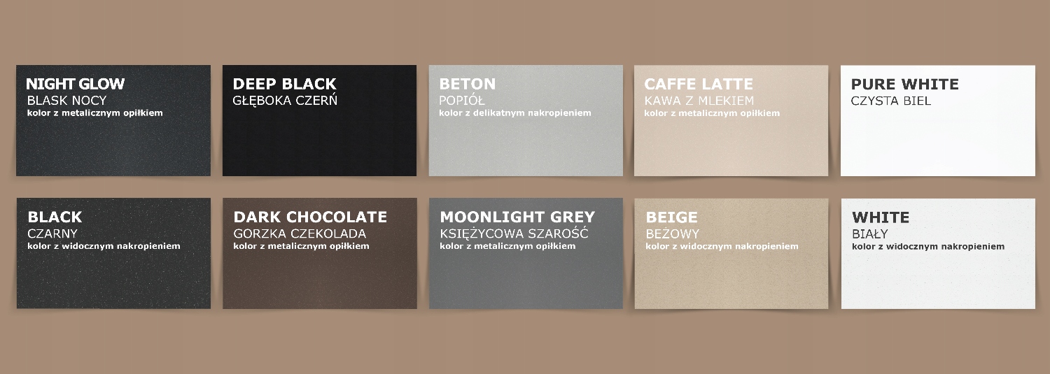 DUŻY ZLEW KUCHENNY JEDNOKOMOROWY BEZ OCIEKACZA Kolor czarny