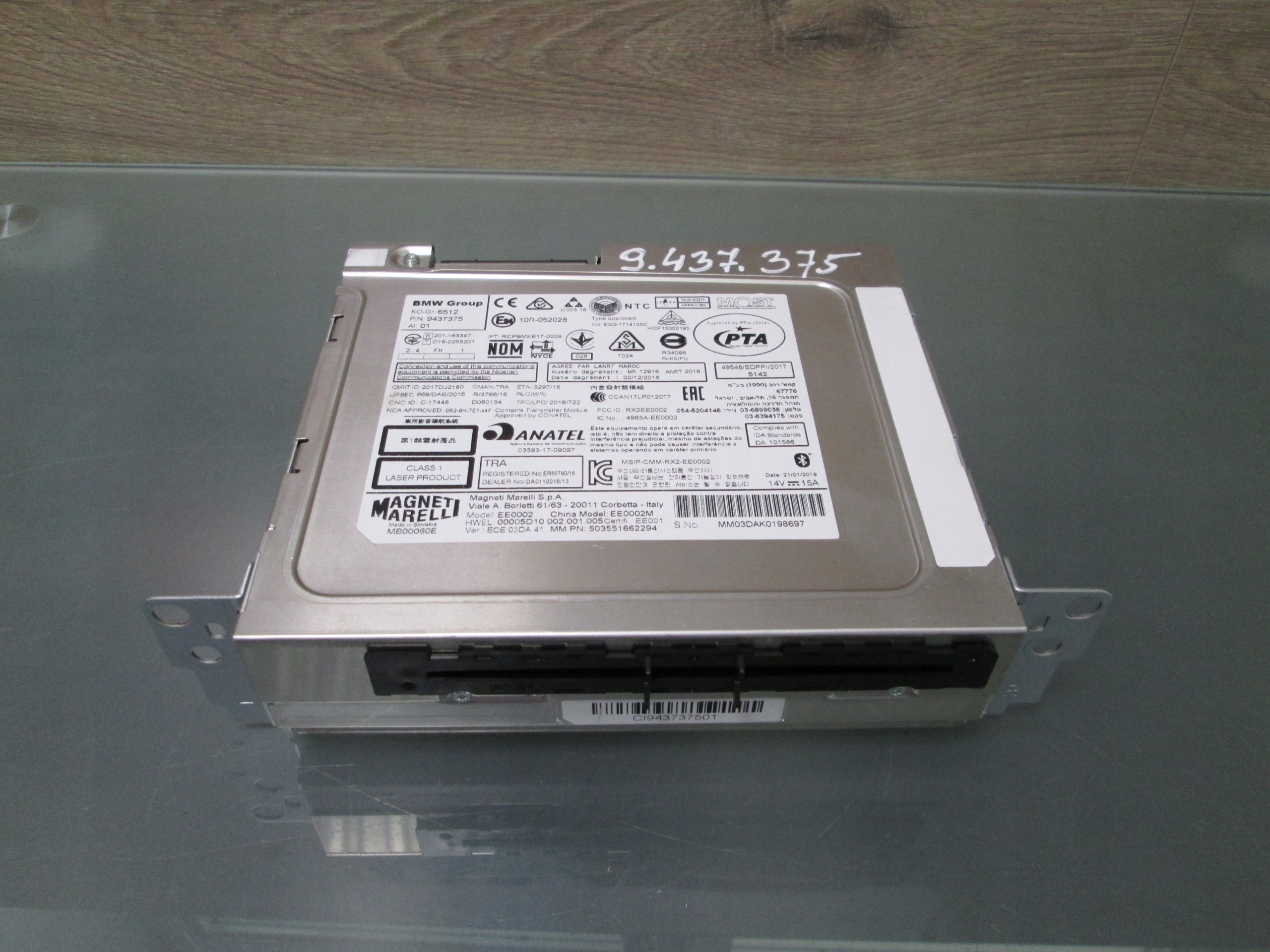 BMW F20 F30 F45 F48 F87 LCI RADIO HEADUNIT MEDIA 2 9437375