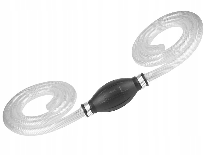

Pompka ręczna do paliw 2x wąż 8mm x 1m gruszka
