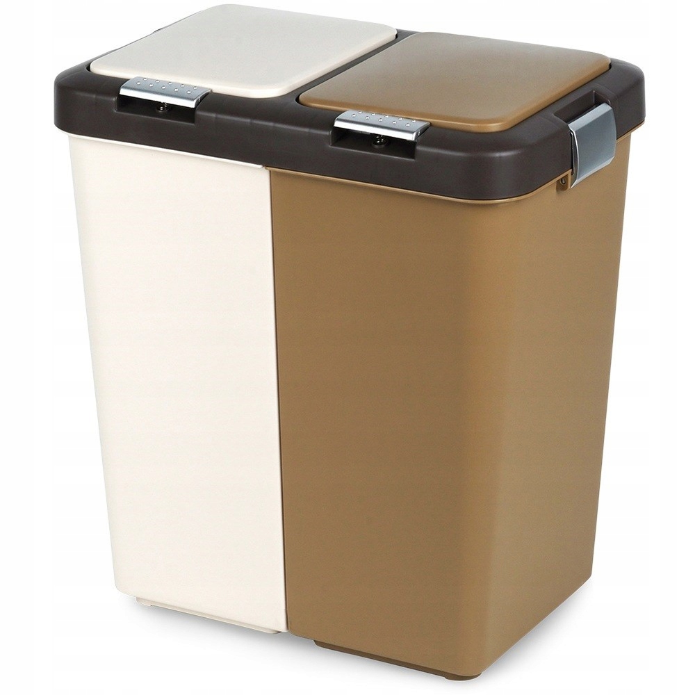 Plastový koš na třídění odpadu 2x20 l