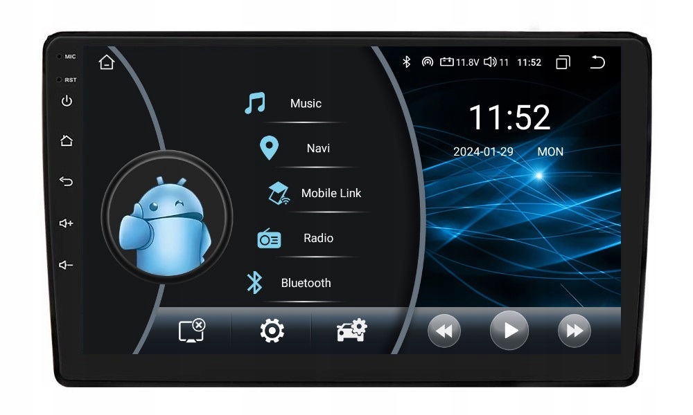Navigácia 2DIN Android Audi A4 B6 B7 Seat Exeo 2/32 Gb Dsp Carplay Lte