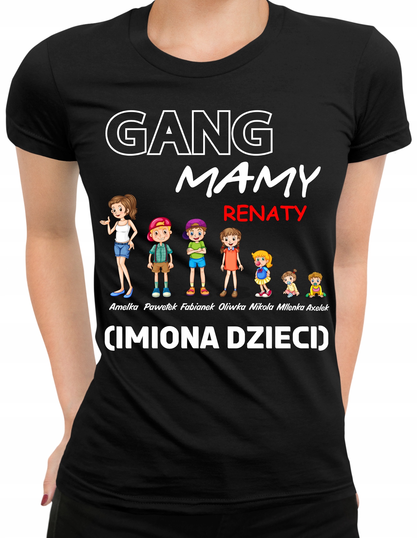 

Koszulka Prezent Na Dzień Mamy Gang Mamy Imiona