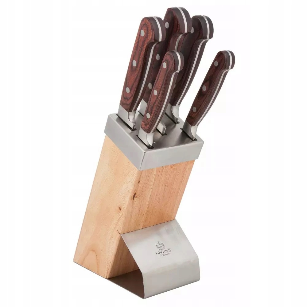 

Komplet noży w bloku Kinghoff 5 szt. KH-3463