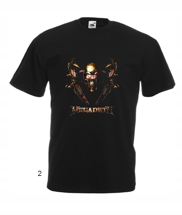 

Koszulki Męskie Wzory Megadeth Thrash Metal