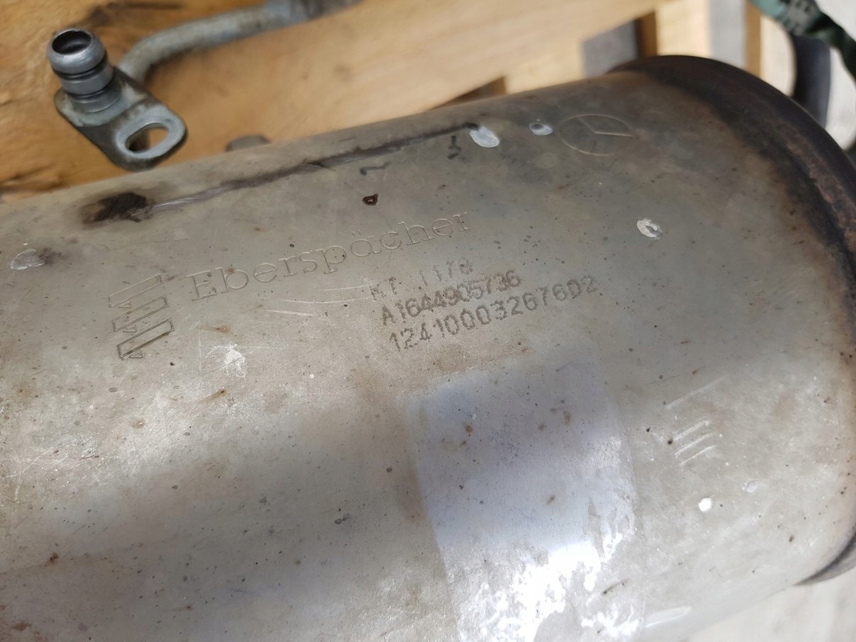 MERCEDES ML W164 РЕСТАЙЛИНГ катализатор A1644905736