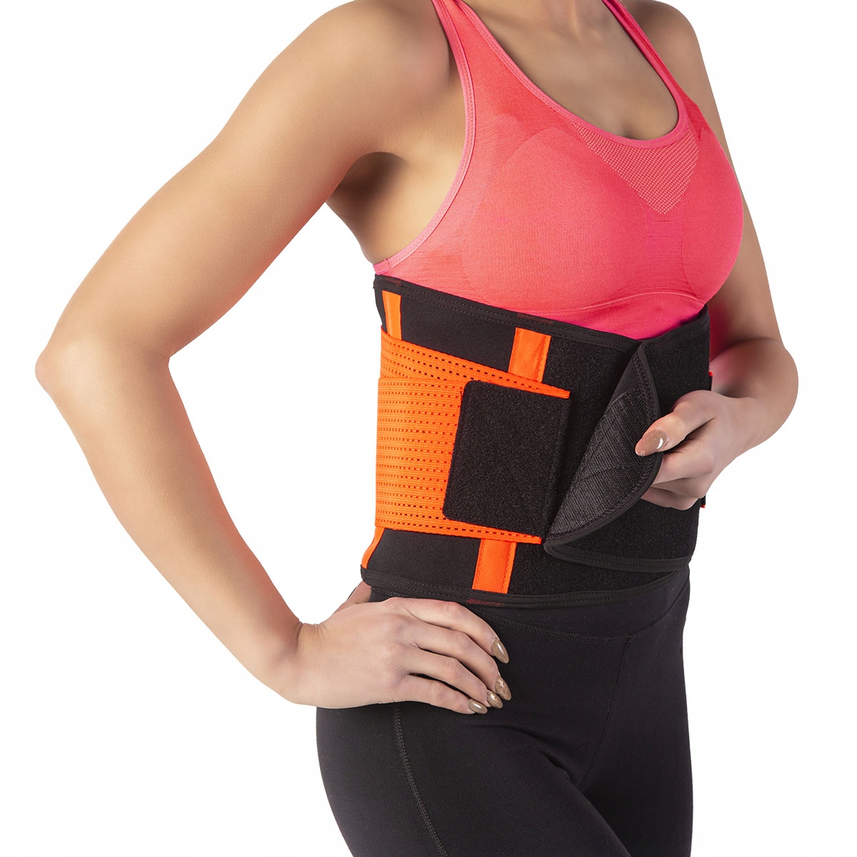 PAS BIODROWY MAGNETYCZNY STABILIZUJĄCY LĘDŹWIE HMS Długość pasa 125 cm