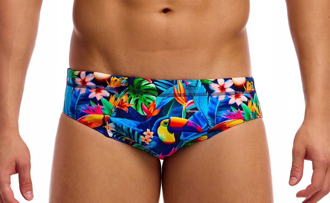 Pánské plavky Funky Trunks Birdie Wordie slipy S (UK32)