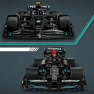 LEGO TECHNIC 42165 MERCEDES-AMG F1 W14 E PERFORMANCE PULL-BACK Materiał karton plastik
