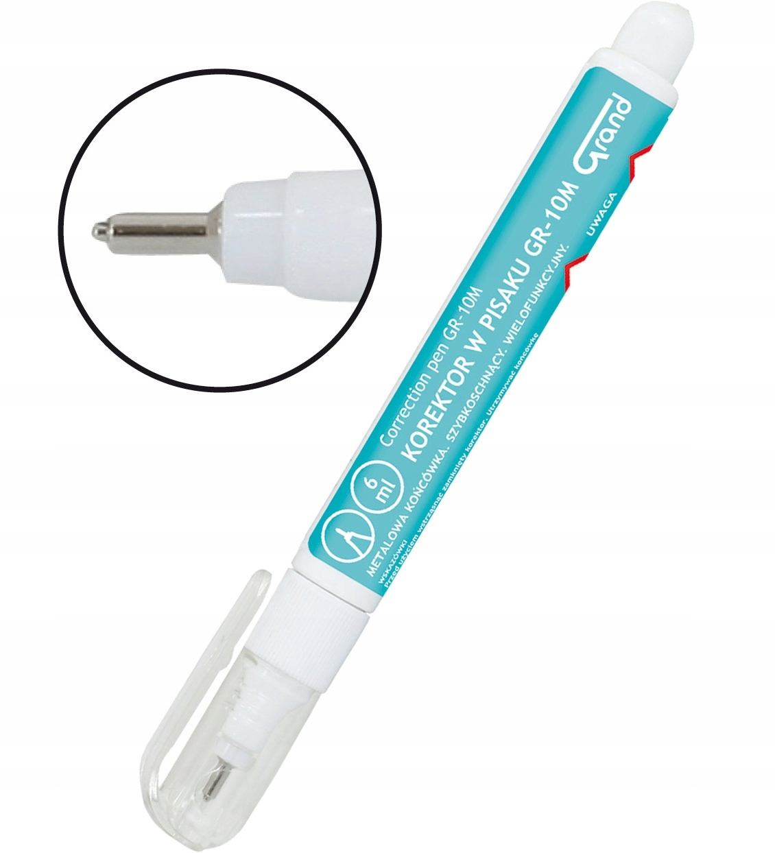 

Korektor Grand metalowa końcówka GR-10 M 6ml