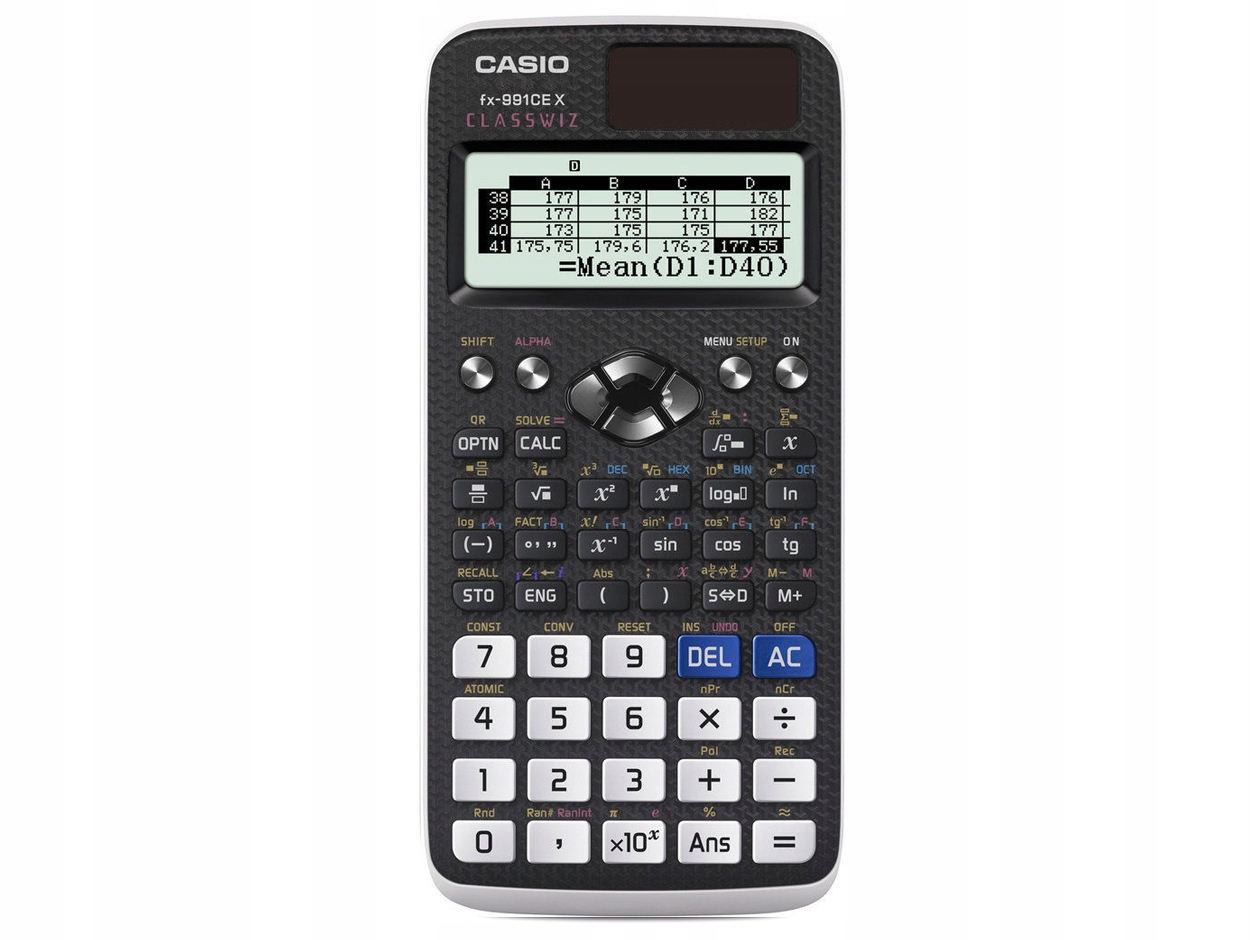 

Kalkulator Naukowy Casio FX-991CEX Classwiz 3 Lata