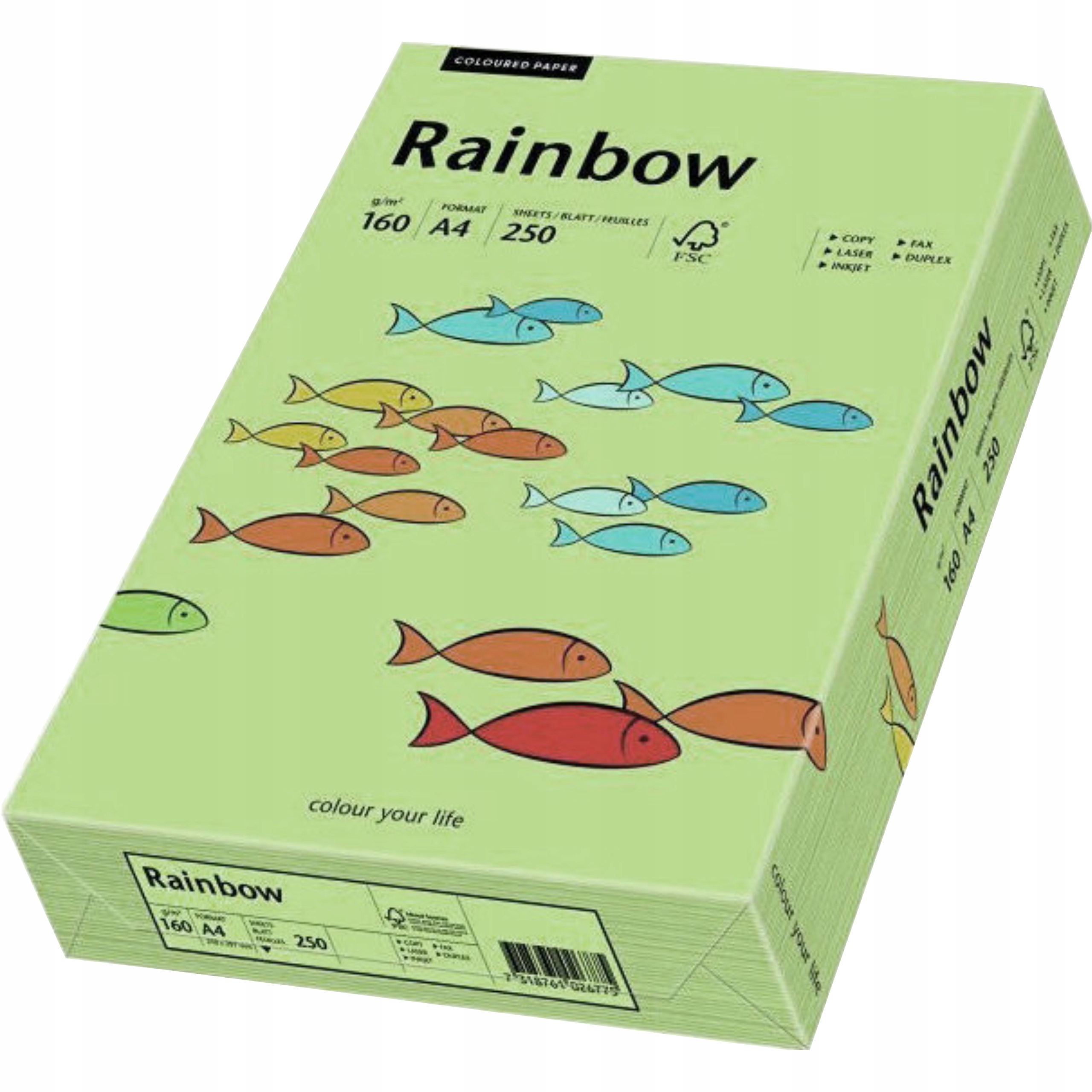 

Papier Rainbow A4 160g blado zielony R72