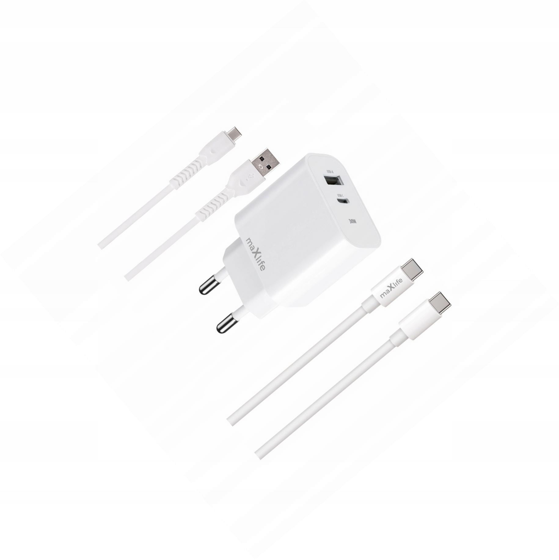 Szybka ładowarka 30W 2 wejścia z dwoma kablami Usb-c do Realme Gt 7